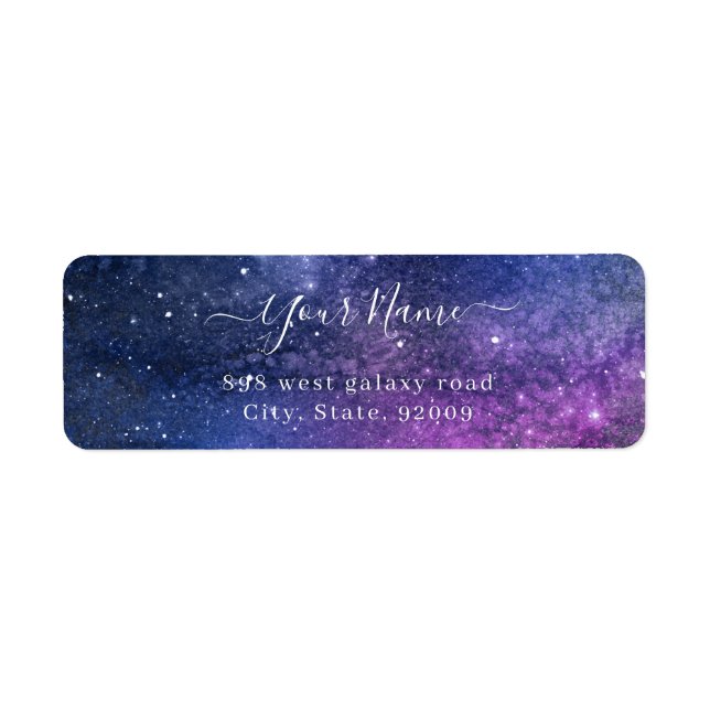 elegant galaxy  - personalized  (Front)