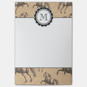 Elegant Galloping Spanish Horse Post-it Notes