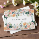 Elegant Garden Floral Greenery 90th Birthday Party Thank You Card<br><div class="desc">Celebrate a milestone birthday with a touch of sophistication and charm. Our Elegant Garden Floral Greenery Thank You Card is designed to convey your heartfelt gratitude in style. Perfect for a 90th birthday party, this card features a stunning blend of lush greenery and delicate floral accents, evoking the serene beauty...</div>