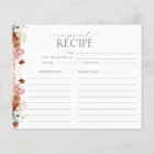 Elegant Garden Flowers Bridal Shower Recipe