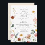Elegant Garden Flowers Watercolor 60th Birthday Invitation<br><div class="desc">Celebrate your milestone 60th birthday in style with our gorgeous Elegant Garden Flowers Watercolor 50th Birthday Invitation! Perfect for a spring birthday gathering, this luxury invitation will be sure to get guests excited for the big day. The front of the invite features dreamy, airy watercolor garden flowers in soft shades...</div>