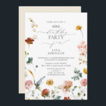 Elegant Garden Flowers Watercolor 60th Birthday Invitation<br><div class="desc">Celebrate your milestone 60th birthday in style with our gorgeous Elegant Garden Flowers Watercolor 50th Birthday Invitation! Perfect for a spring birthday gathering, this luxury invitation will be sure to get guests excited for the big day. The front of the invite features dreamy, airy watercolor garden flowers in soft shades...</div>