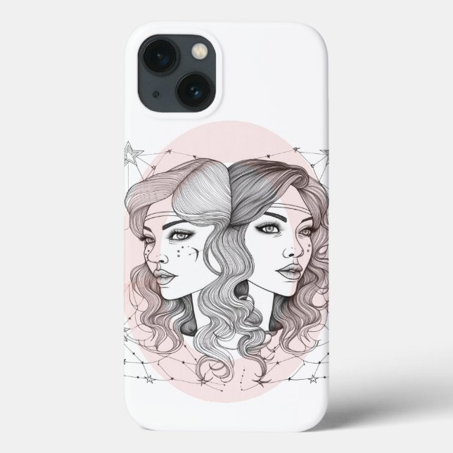 Elegant Gemini style  Case-Mate iPhone Case (Back)