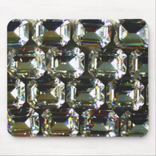 Elegant gems gemstones diamonds Rhinestones Mouse Pad