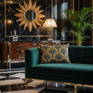 Elegant Geometric  Accent Pillow