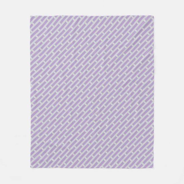 Elegant Geometric All-Over Pattern Fleece Blanket (Front)
