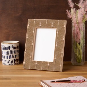  Elegant Geometric Art Deco Engraved Frame