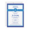 Elegant Geometric Bar Mitzvah Invitation