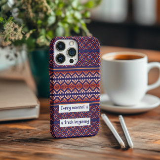 Elegant Geometric Design, Bold Geometric Pattern iPhone 14 Pro Case