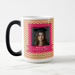 Elegant Geometric Print Husband  Graduation Gift Magic Mug