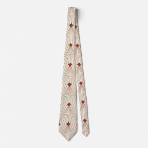 Elegant geometric simple Christmas tree  Tie
