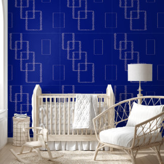 elegant Geometric Square Design with Speckled  Wallpaper