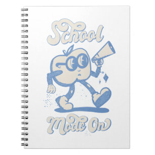 Elegant Geometric Strawberry Line Art Notebook
