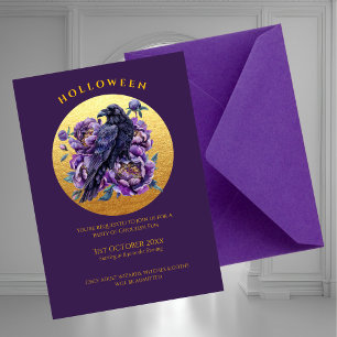 Elegant Ghoulish Halloween Party Invitation