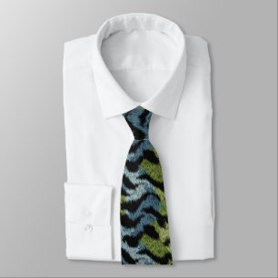 Elegant Gift  For Boyfriend Tiger Tie