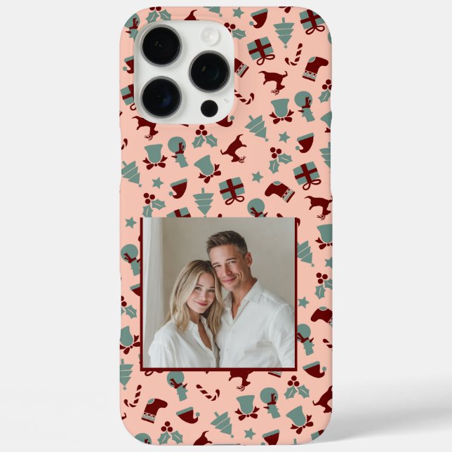 Elegant Gift Ideas For Men Christmas Pattern  Case-Mate iPhone Case (Back)