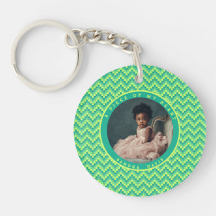 Elegant Gifts For Her Stripe Pattern Keychain
