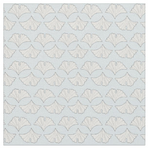 Elegant ginkgo leaves with custom background colou fabric