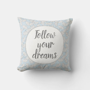 Elegant ginkgo leaves with custom background colou throw pillow