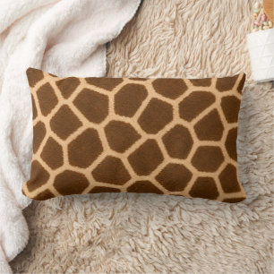 Elegant Giraffe Pattern Premium Quality Stylish Lumbar Pillow