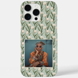 Elegant Girlfriend Gift Tulip Custom iPhone 16 Pro Max Case