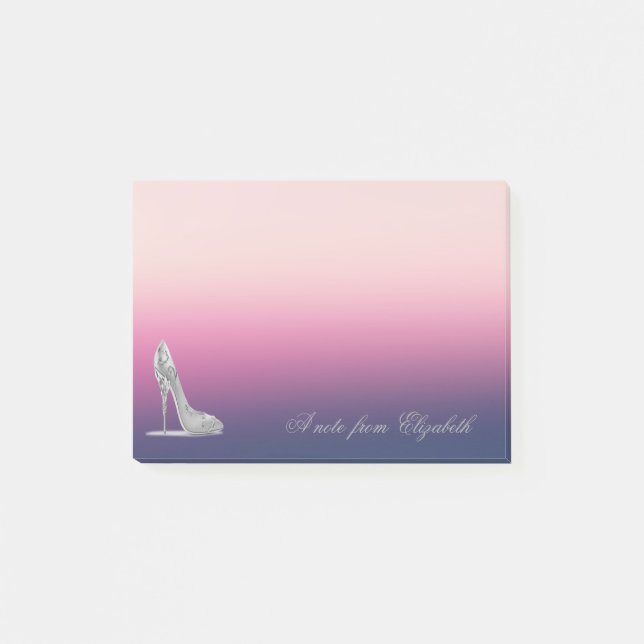 Elegant Girly Cute Stylish  ,High Heels Post-it Notes (Front)