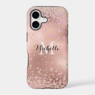 Elegant Girly  Faux Rose Gold Foil Personalized