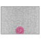 Elegant Girly Floral Grey & Pink Personalized