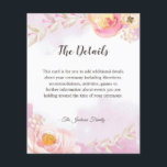 Elegant Girly Pink Gold Rose Garden  Details Flyer<br><div class="desc">Elegant Girly Pink Gold Rose Garden Details Flyer</div>