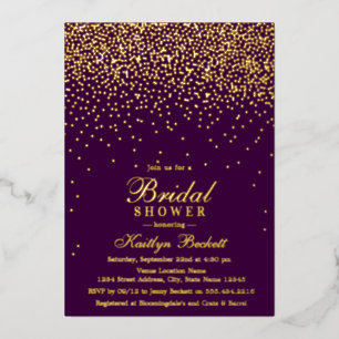 Elegant Glam Confetti Bridal Shower Real