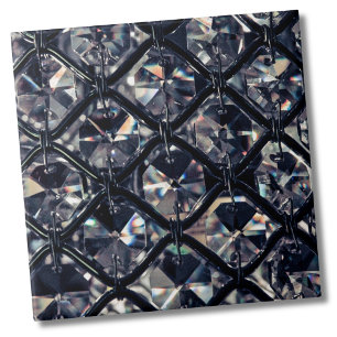 Elegant Glam Geometric Pattern Tile