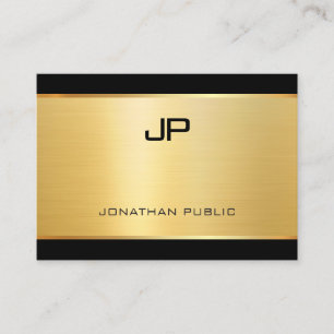 Elegant Glamour Gold Luxurious Modern Template Business Card