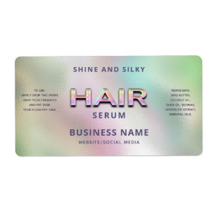 Elegant  glamourous colourful holographic HAIR ser