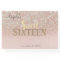 Elegant Glitter Bokeh Ombre ,Sweet 16
