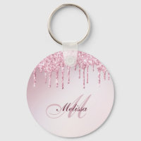 elegant glitter drip trendy girly personalized