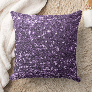 Elegant Glitter Texture design Throw Pillow