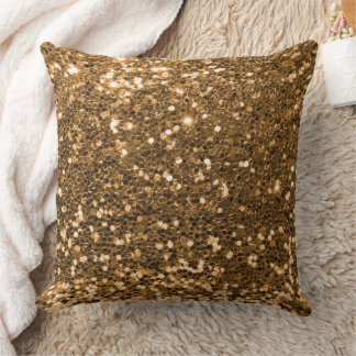 Elegant Glitter Texture design Throw Pillow