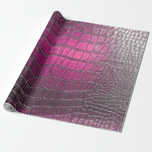 Elegant, glossy, embossed skin leather texture in wrapping paper