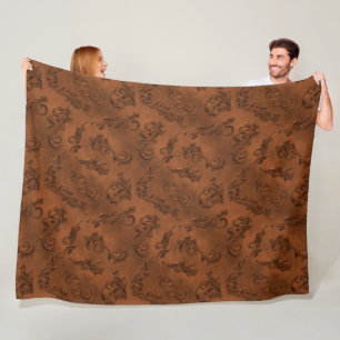 Elegant Glossy Fleece Blanket