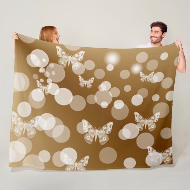 Elegant Glossy Fleece Blanket (In Situ)