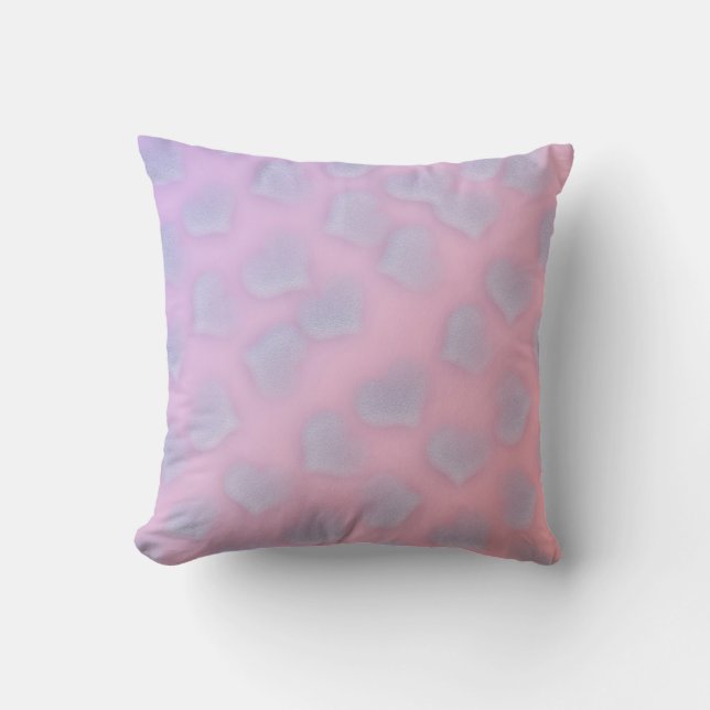 Elegant Glossy Throw Pillow (Front)