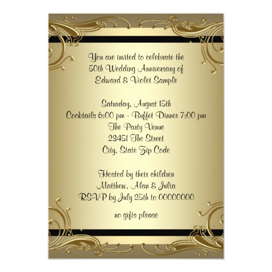 anniversary invitations