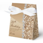 Elegant Gold 70th Birthday