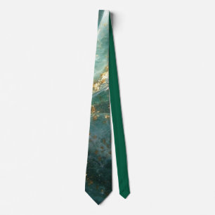 Elegant Gold Accent Tie / Cravate élégante