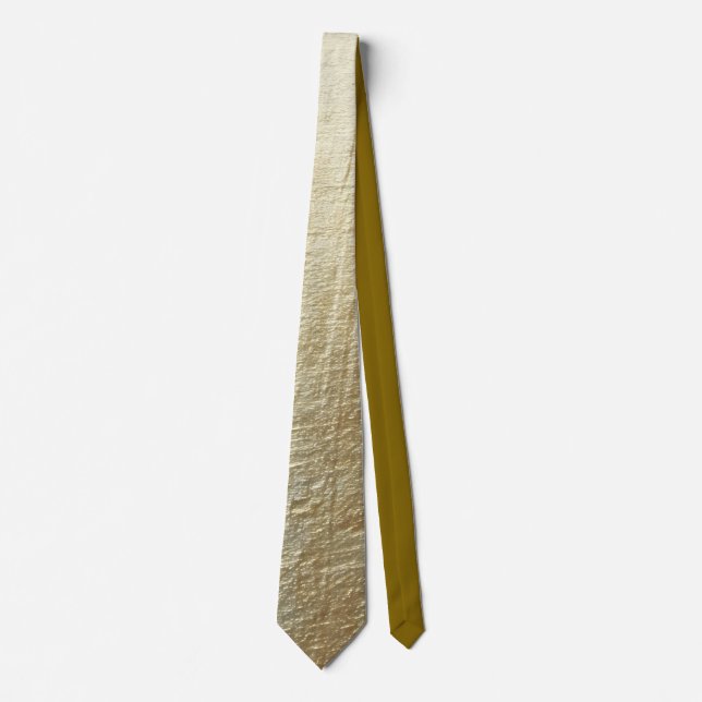 Elegant Gold Accent Tie / Elegante Krawatte (Front)