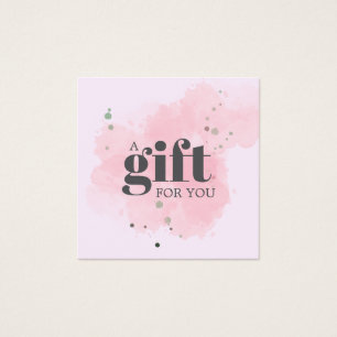 Elegant gold and black beauty salon gift card
