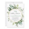 Elegant gold and eucalyptus adult birthday