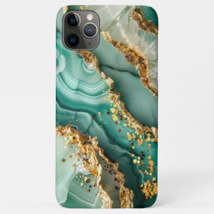 Elegant Gold And Green Marble iPhone 11 Pro Max Case