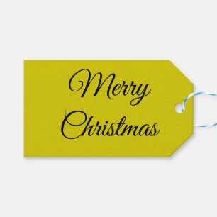 Elegant Gold & Black Gift Tags