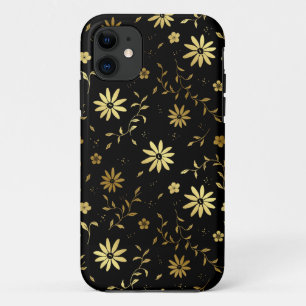 "Elegant Gold Black iPhone Case" iPhone 11 Case
